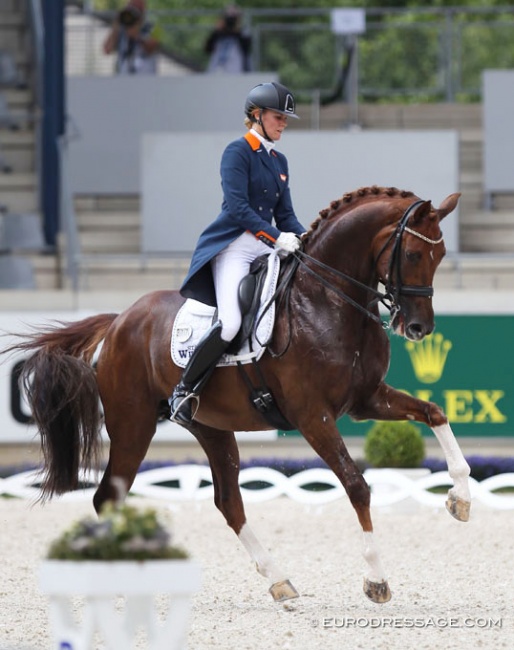 Madeleine Witte Vrees and Charmeur at the 2018 CDIO Aachen :: Photo © Astrid Appels