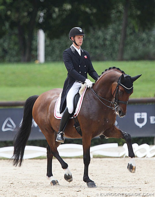 Denmark's Soren Wind competing at the 2019 European Under 25 Championships in San Giovanni in Marignano :: Photo © Astrid Appels