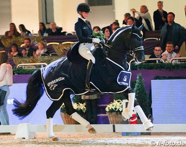 Isabel Freese and Total Hope win the 2019 Nurnberger Burgpokal Finals :: Photo © LL-foto