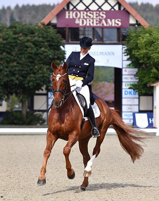 Insa Hansen competing Brakelmann B at the 2020 CDN Hagen in June :: Photo © Ruchel