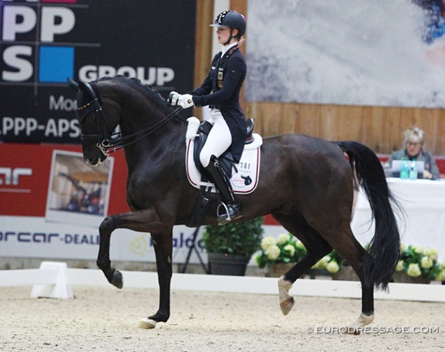 Ann Kathrin Lindner and Sunfire at the 2020 CDI Lier in February :: Photo © Astrid Appels