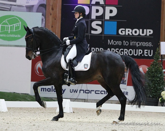 Sophie Reef and Charming Lady at the 2020 CDI Lier :: Photo © Astrid Appels
