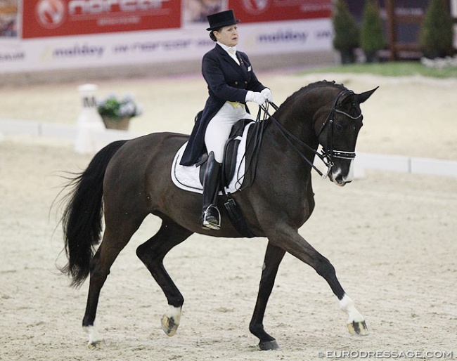 Elena Sidneva and Sacura at the 2020 CDI Lier in February :: Photo © Astrid Appels