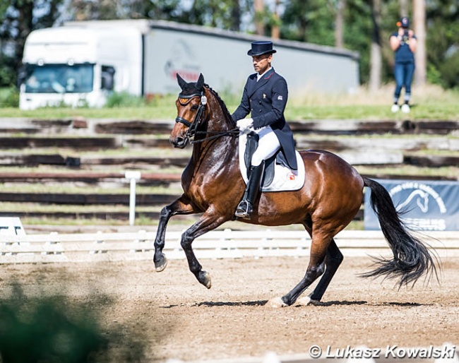 Alexandre Ayache and Domino at the 2019 CDI-W Brno :: Photo © Lukasz Kowalski