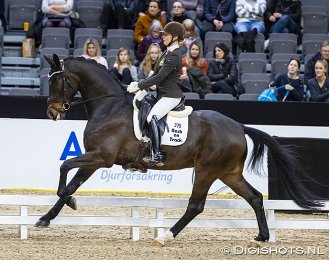 Jeanna Hogberg and Mr Grey VH at the 2020 Gothenburg Horse Show :: Photo © Digishots