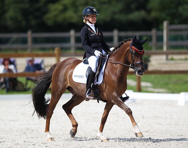Jette de Jong and Ico van de Beekerheide at the 2020 CDI Grote Brogel :: Photo © Astrid Appels