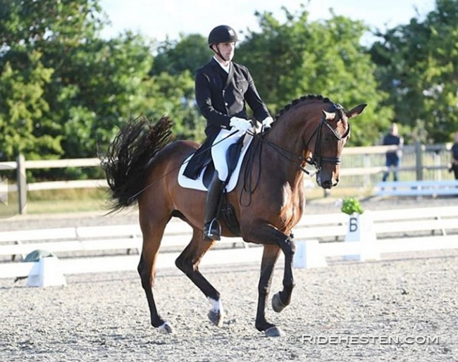 Andreas Helgstrand and Fiontini at the 2020 CDN Hjallerup :: Photo © Ridehesten