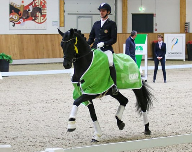 Joao Moreira and Fürst Kennedy at the Bucha selection trial in Riesenbeck :: Photo courtesy Riesenbeck international