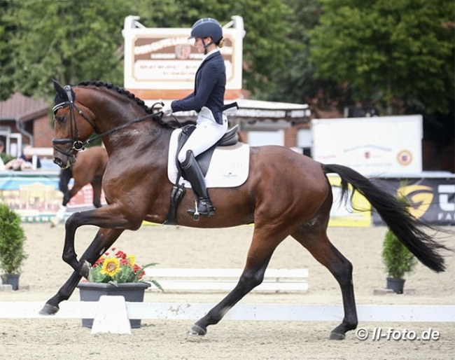 Sina Aringer and Fynch Hatton at the summer show in Vechta :: Photo © LL-foto