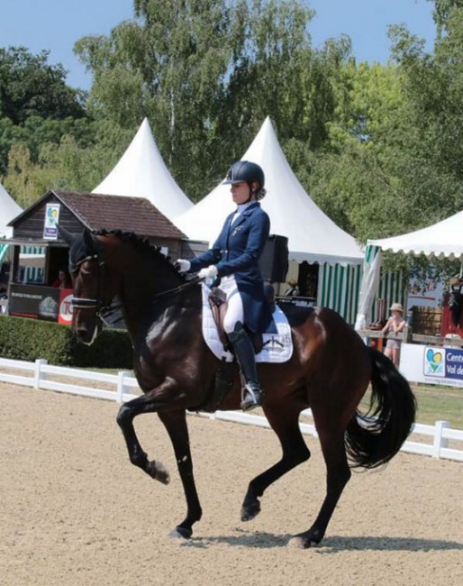 Anne Sophie Serre and Actuelle de Massa at the 2020 French Championships in Vierzon