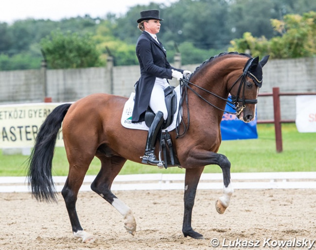 Dorothee Schneider and Don Cismo at the 2018 CDI Fot :: Photo © Lukasz Kowalski