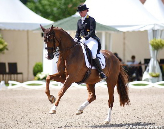 Isabell Werth and Bella Rose at the 2019 German Dressage Championships :: Photo © Barbara Schnell