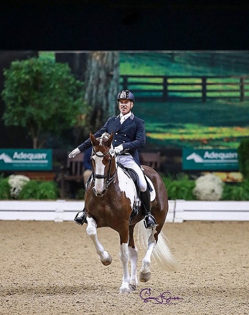 Jim Koford and Adiah at the 2019 USDF Dressage Finals in Lexington, KY :: Photo © Sue Stickle