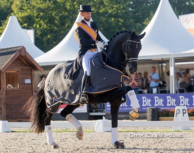 Edward Gal and Toto Jr at the 2020 Dutch Dressage Championships :: Photo © Hippofoto