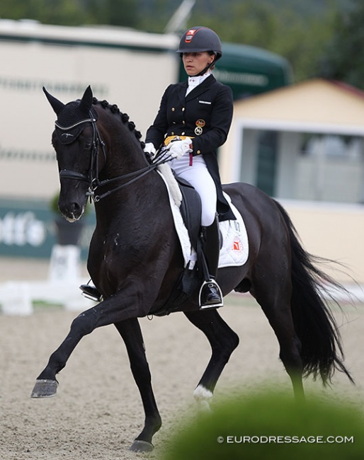 Charlott Maria Schürmann on Damiro at the 2020 CDI Hagen in July :: Photo © Astrid Appels