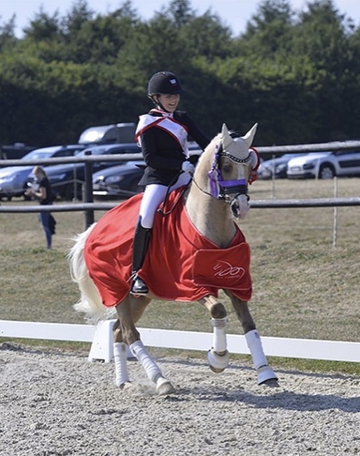 Thilde Rude Hare wins the 2020 Danish Pony Championship :: Photo © Ridehesten