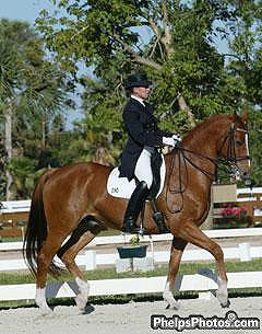 Suzanne Laporte and Wittus at the 2004 CDN Welcome Back at White Fences competition in Florida :: Photo © Phelpsphotos