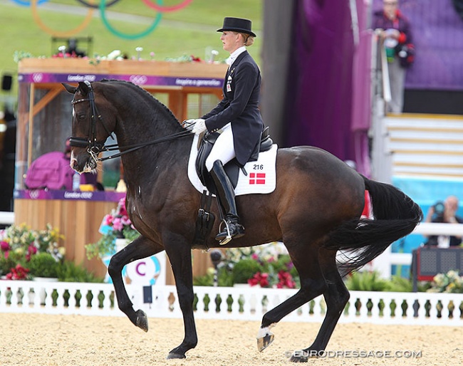Nathalie zu Sayn-Wittgenstein and Digby at the 2012 Olympic Games in London :: Photo © Astrid Appels