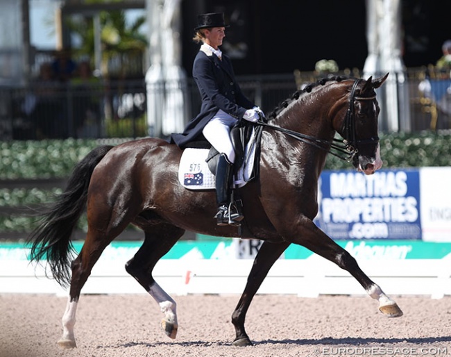 Kelly Layne and Udon P at the 2014 CDIO Wellington :: Photo © Astrid Appels