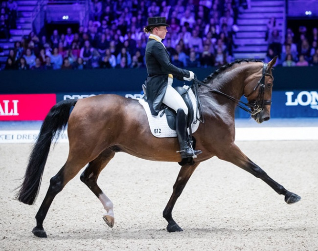 Isabell Werth and Emilio at the 2019 CDI-W Lyon