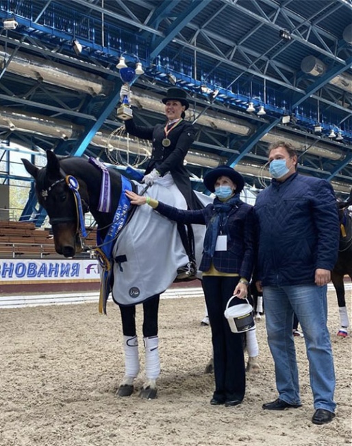 Inessa Merkulova and Mister X at the 2020 CDI-W Minsk