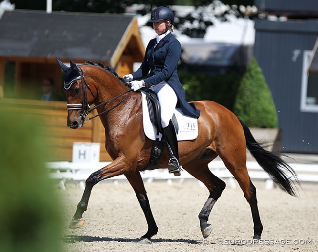 Nikki Schaap and Chocolate Cookie RDP at the 2017 CDI Roosendaal :: Photo © Astrid Appels