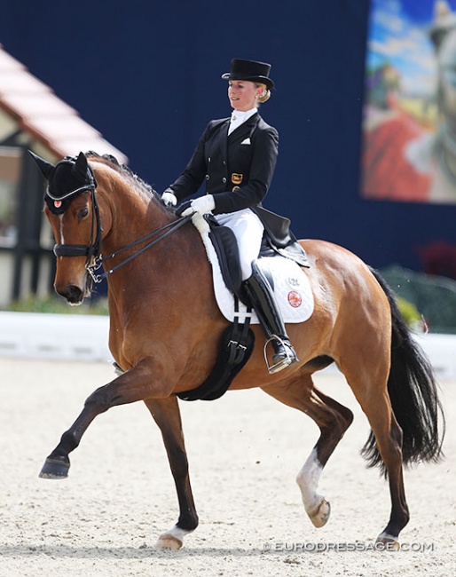 Jessica von Bredow-Werndl and Zaire E took the KWPN studbook to a first place on the 2020 WBFSH Dressage Breeding Ranking :: Photo © Astrid Appels