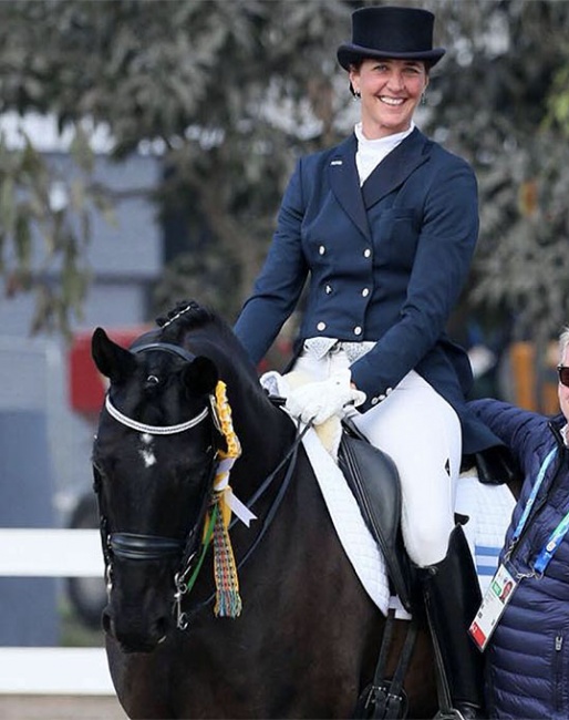 Vera Protzen and Wettkonig at the 2019 Pan American Games