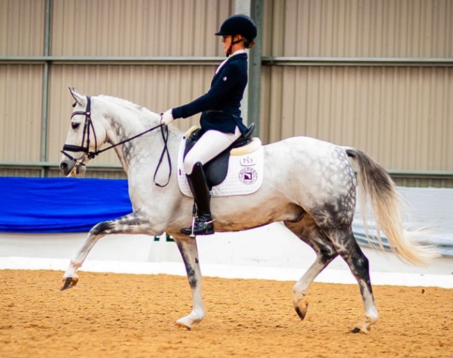 Mette Dahl and George Clooney BS win the Pony division at the 2020 British Youth Riders Championships :: Photo © Fenwick Photography