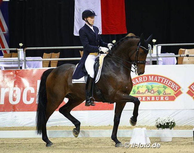 Henri Ruoste and Kontestro DB at the 2020 CDI Oldenburg :: Photo © LL-foto