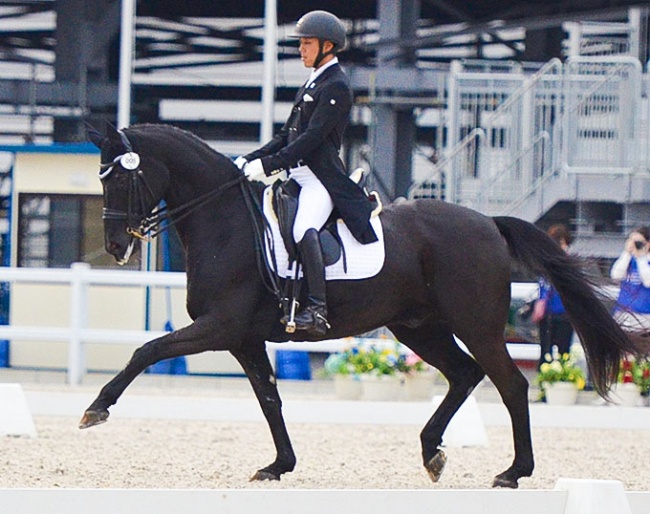 Toshiya Kawabata and Manolete win the 2020 Japanese Grand Prix Championships in Tokyo :: Photo © Japan Equestrian Federation