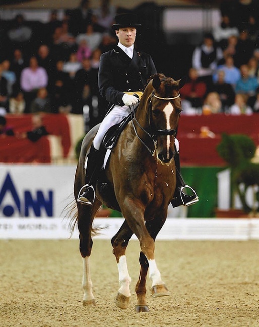 Johan Svensson and Barclay II at the 2008 CDI-W Frankfurt :: Photo © private