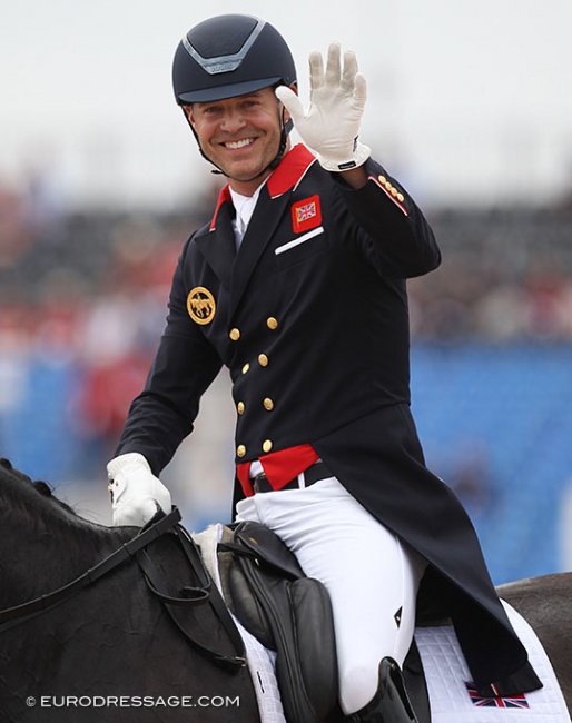British Spencer Wilton helped secure team bronze at the 2018 World Equestrian Games :: Photo © Astrid Appels