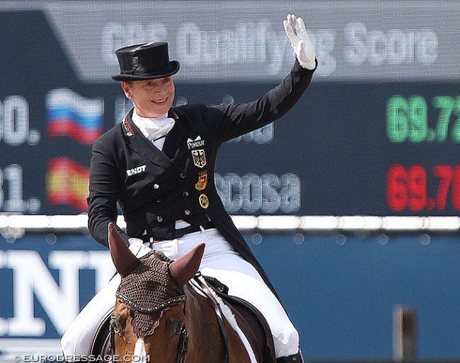 Isabell Werth at the 2019 European Dressage Championships in Rotterdam :: Photo © Astrid Appels