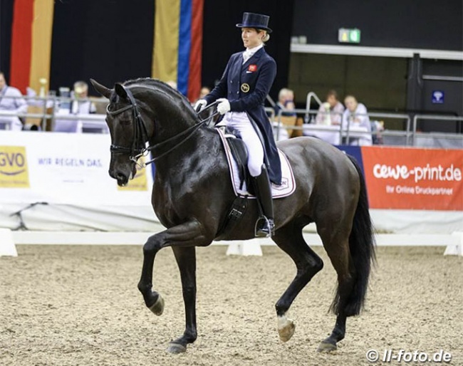 Laura Tomlinson and Rose of Bavaria at the 2019 CDI Oldenburg :: Photo © LL-foto