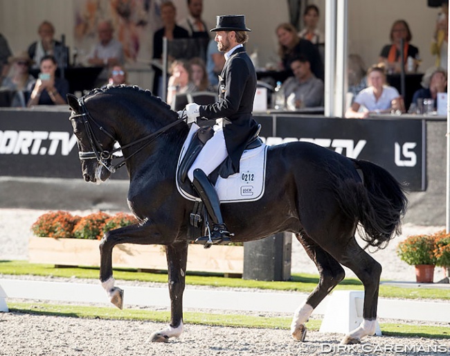 Edward Gal and Toto Jr at the 2020 Dutch Dressage Championships :: Photo © Dirk Caremans