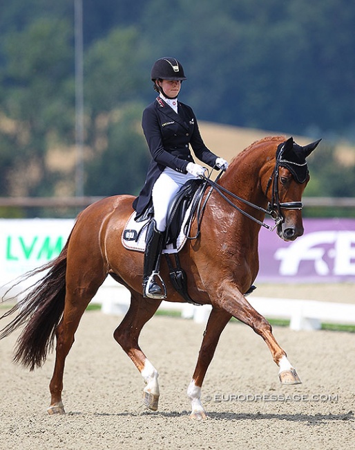Sophie Reef and Genua TC at the 2020 CDI Hagen :: Photo © Astrid Appels