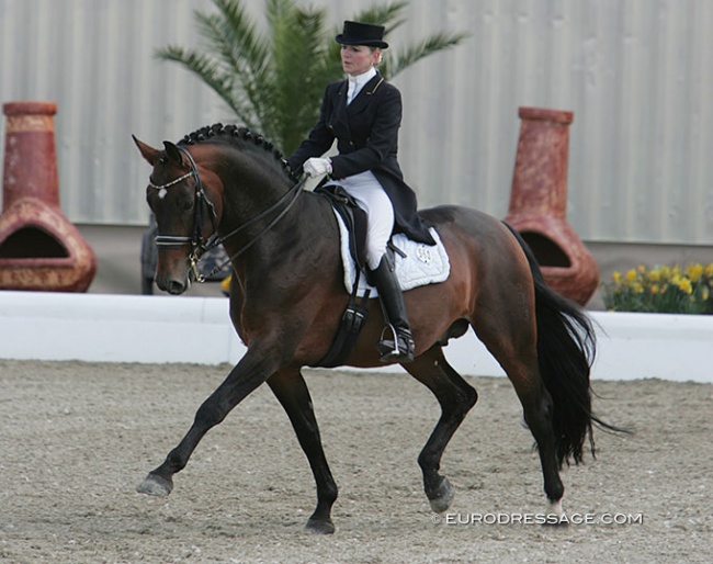 Bärbel Eppinger and Rulaman at the 2010 CDI Hagen :: Photo © Astrid Appels