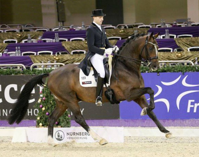 Matthias Bouten and Quantum Vis at the 2017 Nurnberger Burgpokal Finals :: Photo © LL-foto