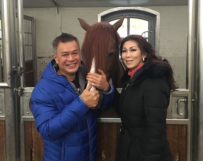 Titan and Shirley Wilaras at Platinum Stables in Riel (NED) :: Photo © Rick Helmink