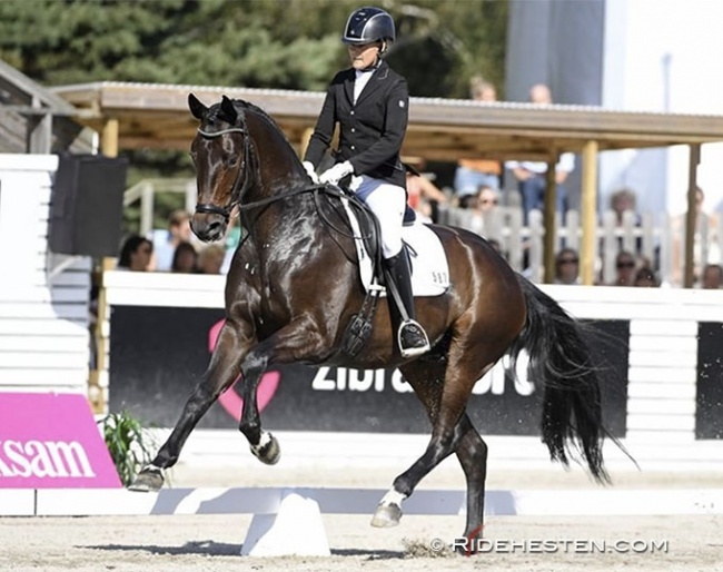 Lotte Straarup and Bournonville at the 2019 Falsterbo Horse Show :: Photo © Ridehesten