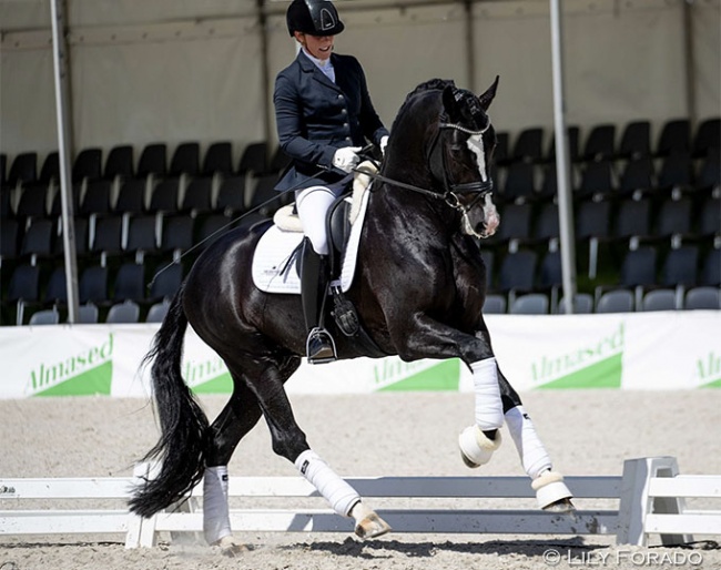 Anne-Marie Hosbond and Janeiro Platinum in 2019 :: Photo © Lily Forado