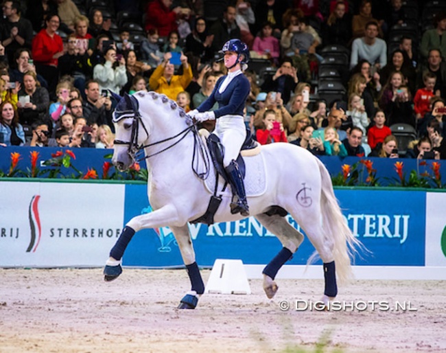 Britt Dekker and Genciano at the 2020 Jumping Amsterdam :: Photo © Digishots