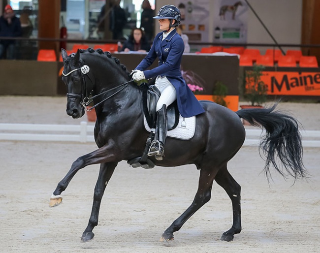 Maxime Collard aboard Celine Roze's Cupido PB at the 2020 CDI Le Mans :: Photo © Les Garennes