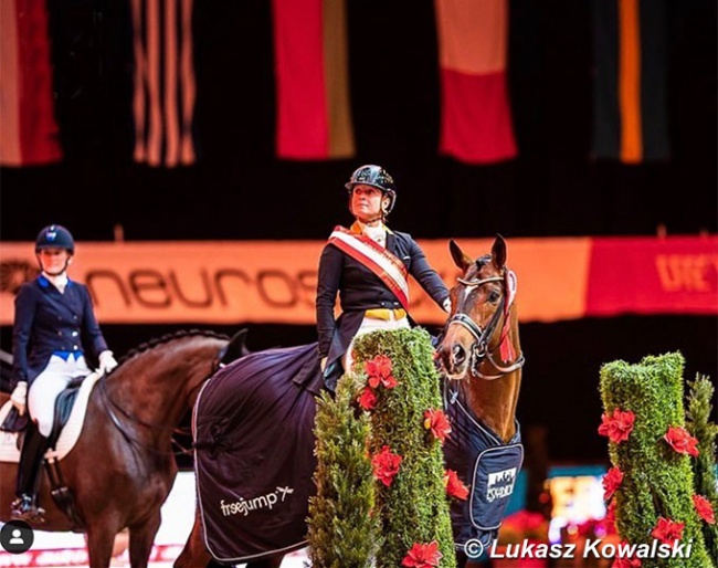 Isabell Werth and Quantaz win the Grand Prix for Special at the 2021 CDI-W Salzburg :: Photo © Lukasz Kowalski