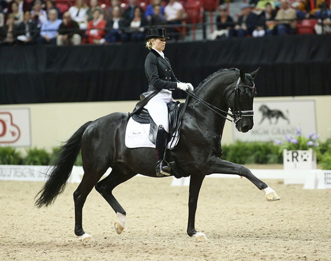 Morgan Barbançon and Painted Black at the 2015 World Cup Finals in Las Vegas
