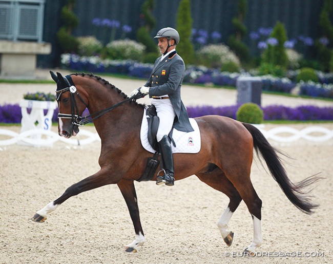 Jose Manuel Lucena and Wolk at the 2016 CDIO Aachen :: Photo © Astrid Appels