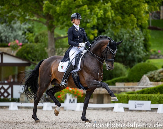 Leonie Richter and First Selection at the 2020 Piaff Forderpreis selection trial in Kronberg :: Photo © Sportfotos Lafrentz