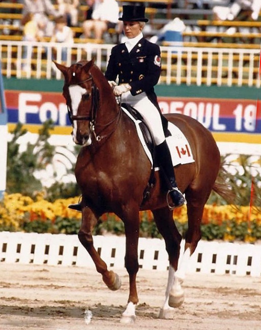 Eva Maria Pracht and Emirage at the 1988 Olympic Games in Seoul