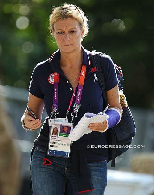 Eva Salomon at the 2012 Olympic Games in London :: Photo © Astrid Appels